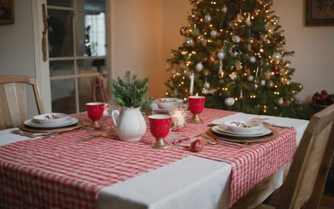 Toiles cirées pour les fêtes décorer sa maison autrement